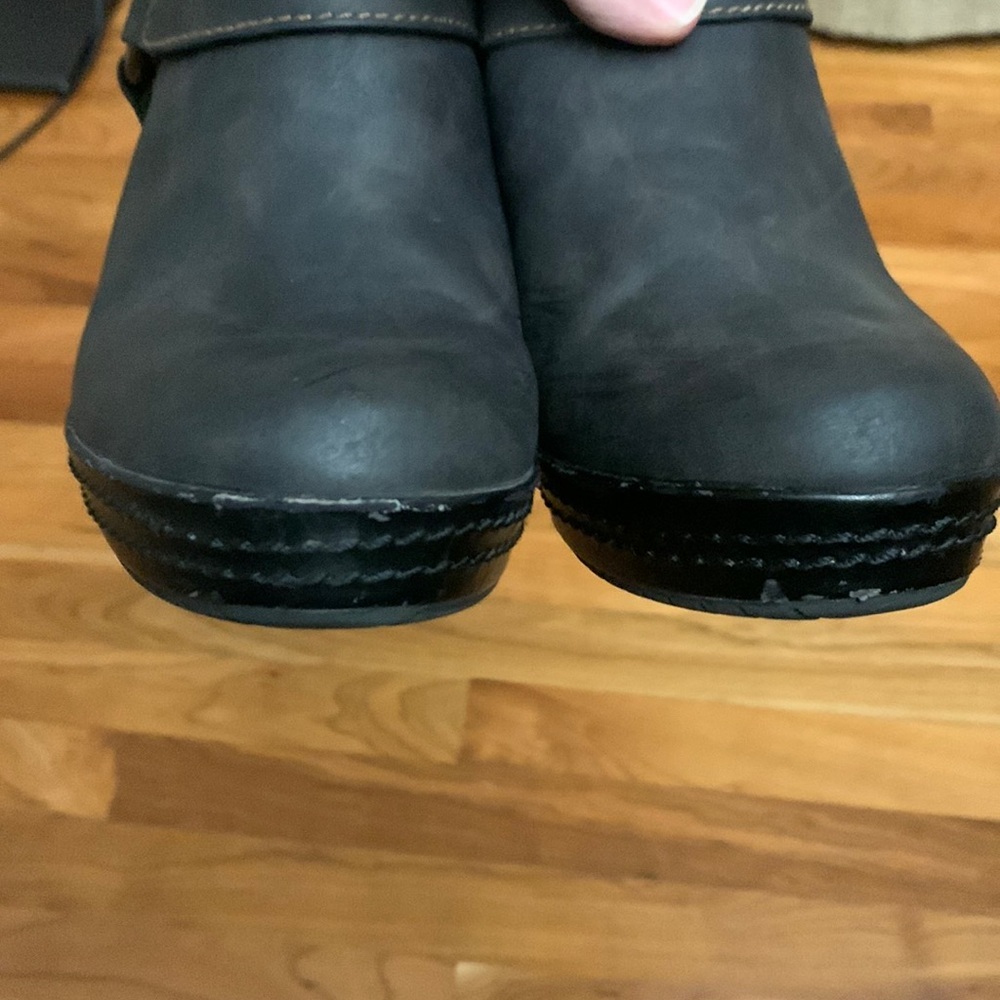 Dr Scholls Womens Blakely Ankle Boot Wedge Heel Black Y2K 90’s Size: 7.5 - Picture 6 of 9